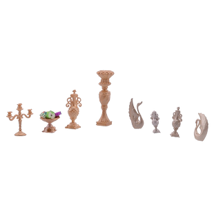 剖面户型迷你家具沙盘模型家具系列模型室内配件欧式摆件1:20 /25