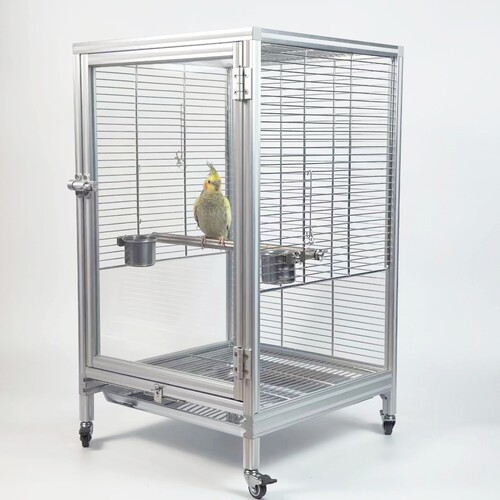 欧标铝材304不锈钢简约大气鸟笼