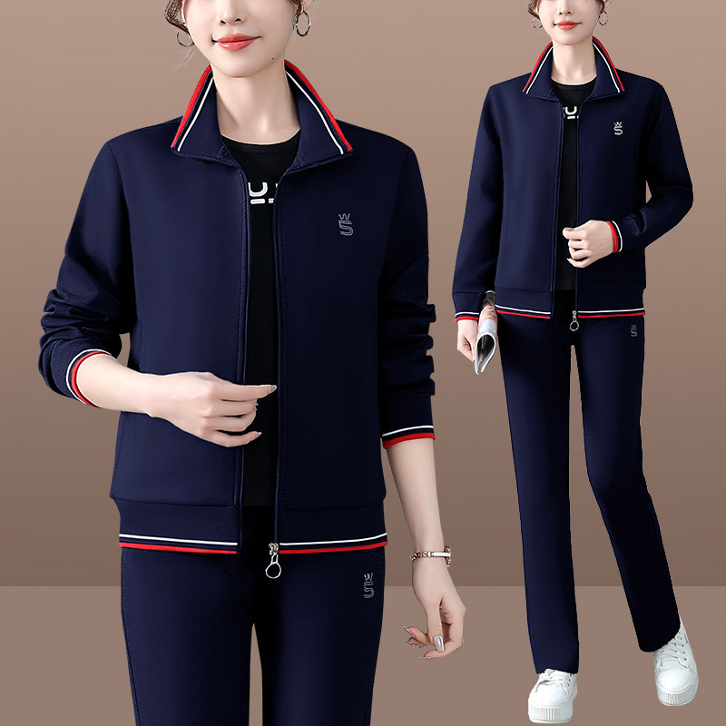 运动套装女春秋2027新款时尚妈妈