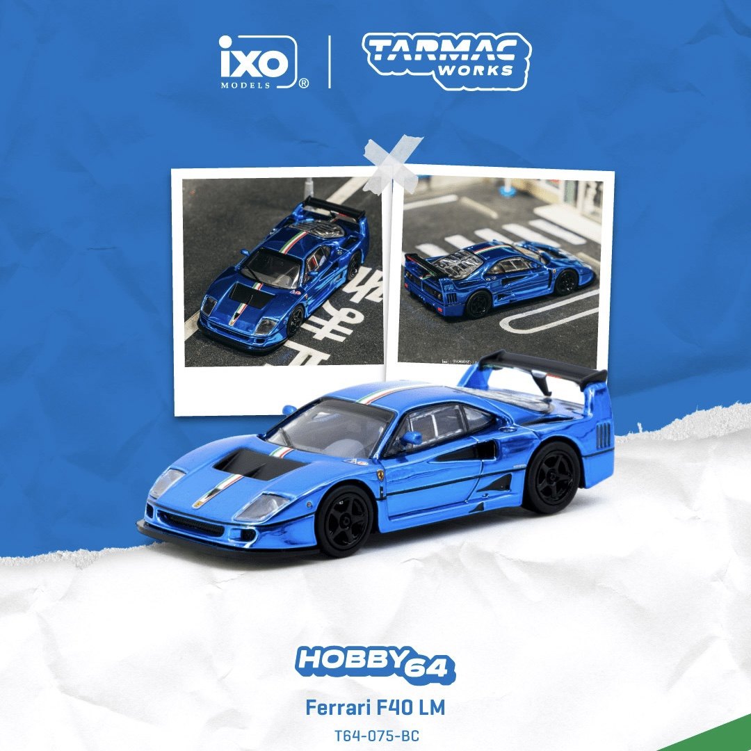 TW 1:64 法拉利Ferrari F40 LM改装 电镀蓝 仿真合金汽车模型收藏,模玩/动漫/周边/娃圈三坑/桌游,火车/摩托/汽车模型,淘宝优惠券,粉丝福利购,淘宝优惠卷