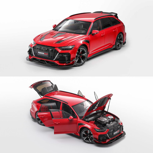 奥迪RS6 Darwin PRO达尔文爆改 KiloWorks 1:18 合金全开汽车模型