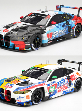 Topspeed 1:18 宝马BMW M4 GT3 EVO IMSA耐力赛车冠军 汽车模型