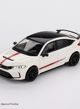 MINIGT 1:64 本田思域 Honda Civic Type R 白 仿真合金汽车模型