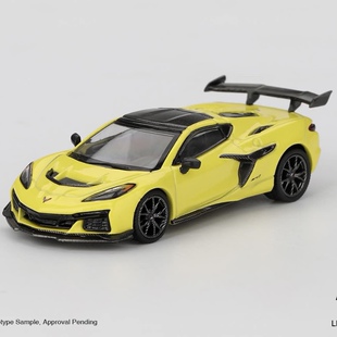 MINIGT 1:64 雪佛兰克尔维特 Corvette ZR1 1158# 合金汽车模型黄