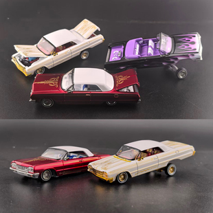 西海岸跳跳车 开盖版 合金汽车模型 FineWorks 雪佛兰英帕拉