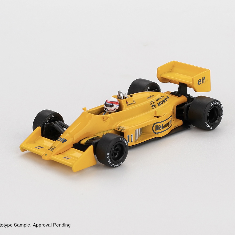 MINIGT 1:64 莲花Lotus 99T #11 Satoru Nakajima 仿真合金模型车