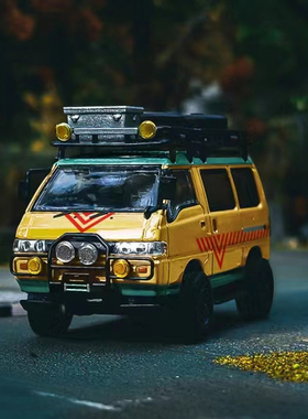三菱得利卡越野改装车 Autobots Models 1:64 Delica 4X4汽车模型