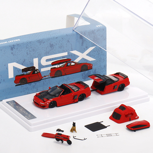 NSX 本田 旅行车 拖车合金汽车模型 TRA 讴歌 露营版