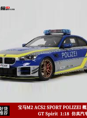 GT SPIRIT 1:18 宝马M2 ACS2 AC SCHNITZER概念警车 仿真汽车模型