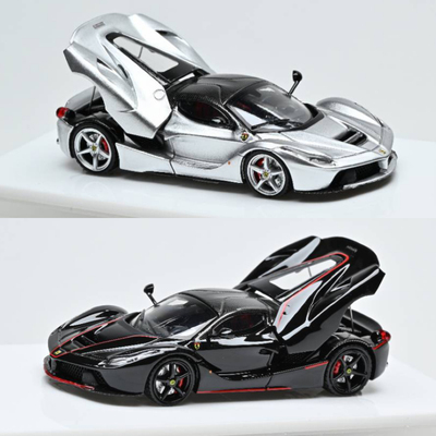 法拉利LaFerrari 拉法F150 Street Buster 1:64 开盖版合金车模黑