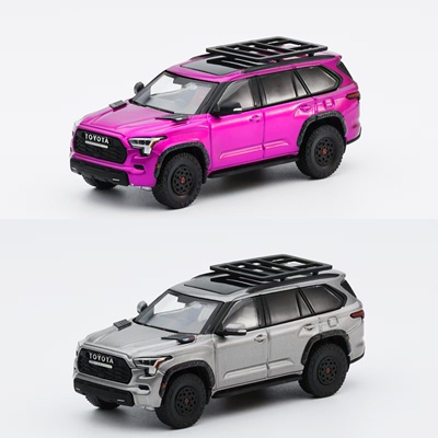 GCD 1:64 丰田红杉Sequoia 第3代 XK80 TRD Pro 越野合金汽车模型