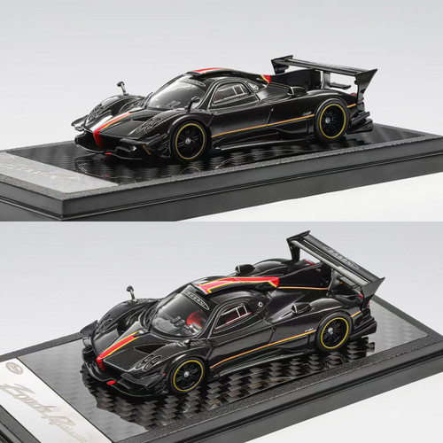 帕加尼Pagani 宗达Zonda REVO 全碳黑 LCD 1:64 合金汽车模型收藏