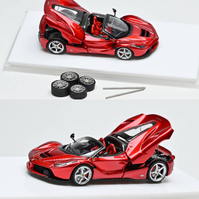 法拉利LaFerrari 拉法F150 金属红 Street Buster 1:64 合金车模