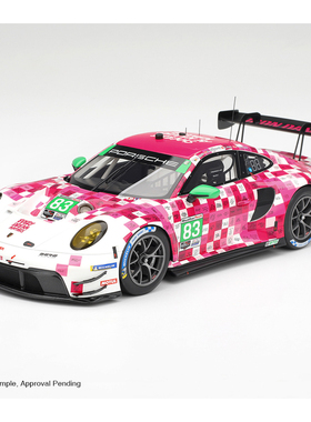 Topspeed 1:18 保时捷911 992 GT3 R IMSA耐力赛车仿真汽车模型粉