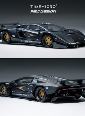 psc&timemicro 1:64兰博基尼康塔什Countach赛博朋克改装汽车模型