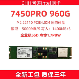 7450PRO 固态硬盘 960g 22110 MTFDKBG960TFR 镁光