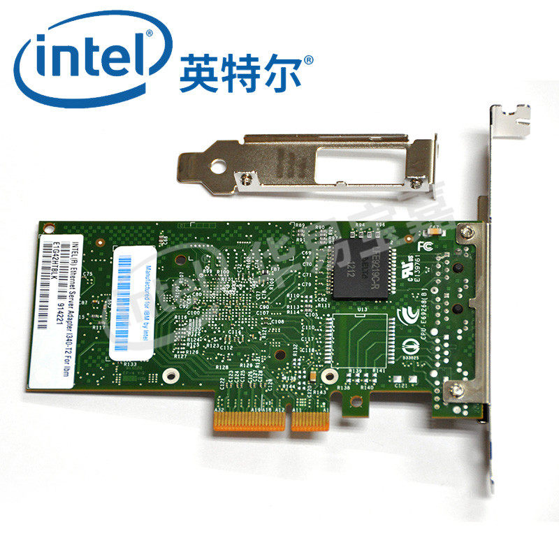 英特尔Intel千兆I340-T2/E1G42HT双口网卡，82580芯片，49Y4230