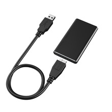 mSATA转USB3.0移动硬盘盒SSD便携式轻薄高性能固态硬盘盒金属外壳