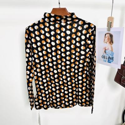 米瑞多娜 美利奴羊毛打底衫 羊毛衫长袖女半高领秋冬内搭打底衫