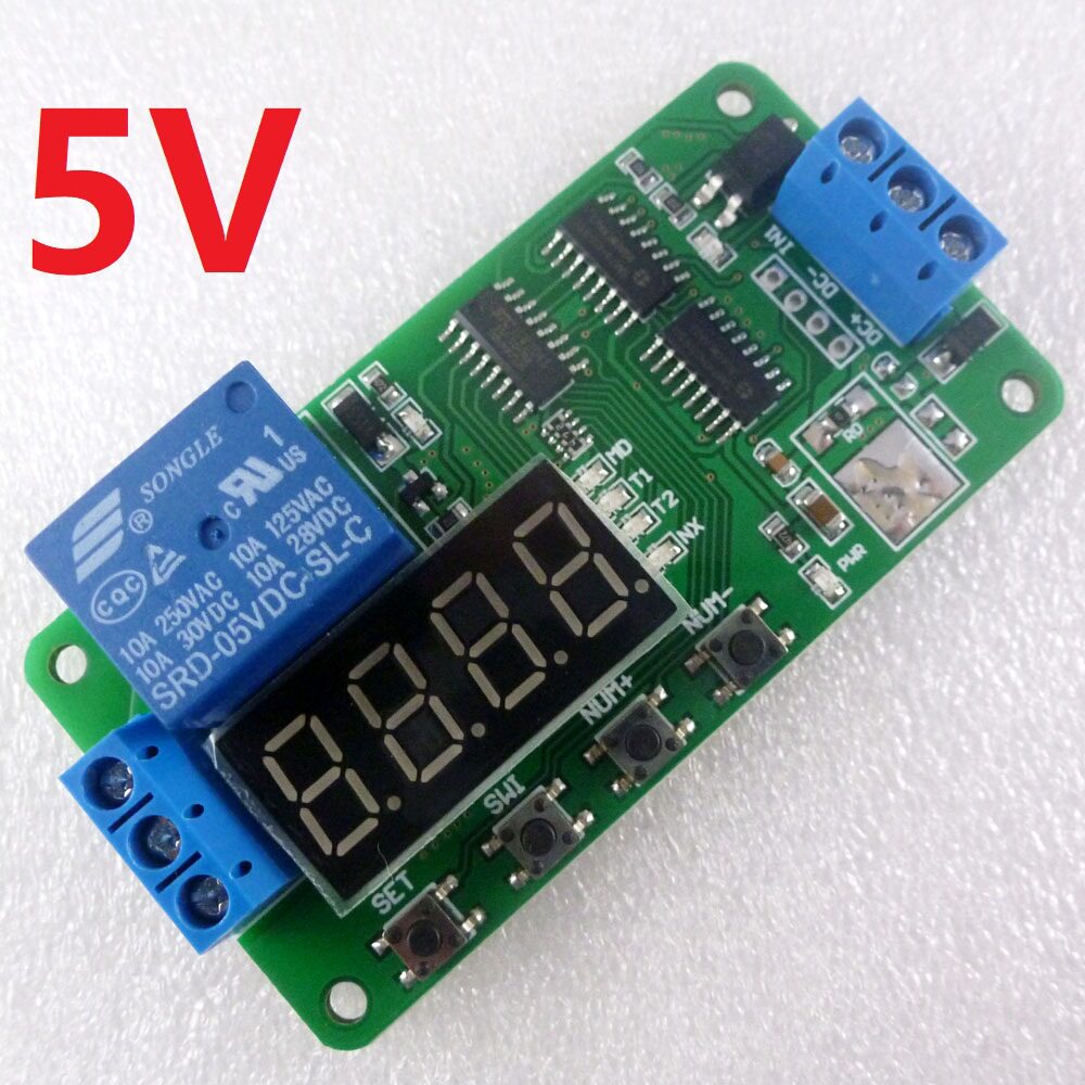 1通道5V数码管多功能延时继电器 LED时间定时器开关PLC智能家居怎么看?