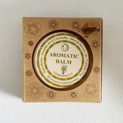泰国Aromatic balm香茅草精油膏 祝棉精油膏13g