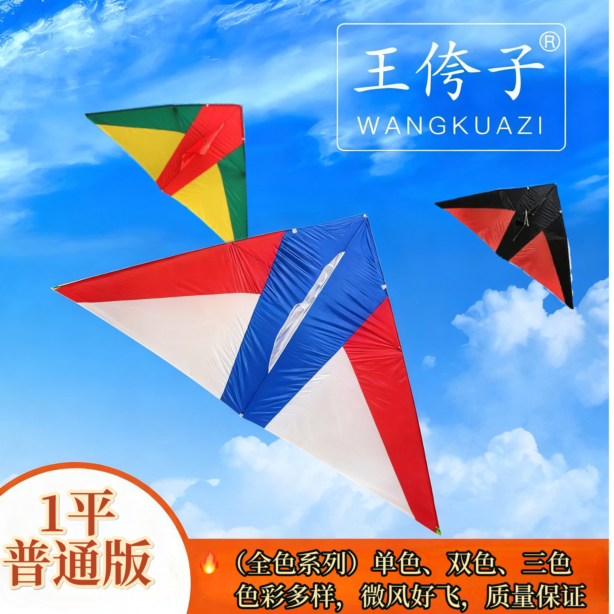 潍坊正品王侉子伞布碳杆三角微风图片