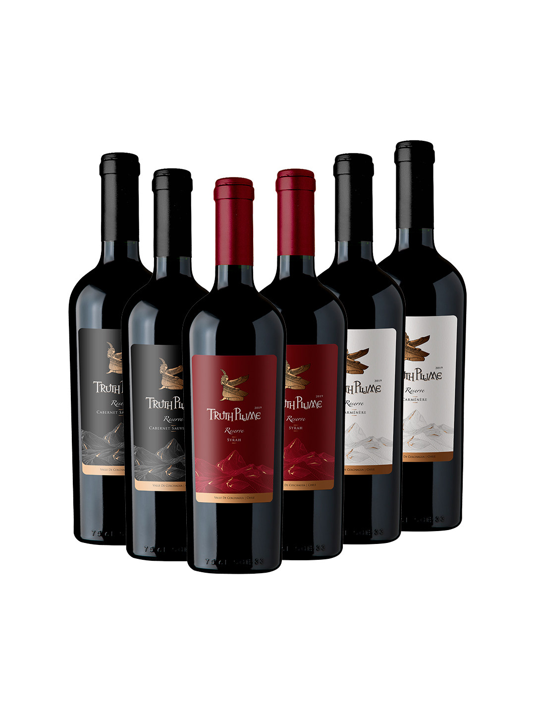 谛翎珍藏级精品红葡萄酒 3款组合装 智利原瓶进口红酒