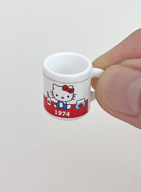 娃娃屋迷你马克水杯模型