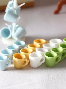 娃娃屋微缩马克杯dollhouse迷你厨房餐厅12分杯子bjd水杯ob11茶杯
