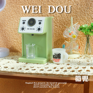 微缩娃屋家电模型blythe迷你可出水饮水机6分bjd娃电器ob11玩具