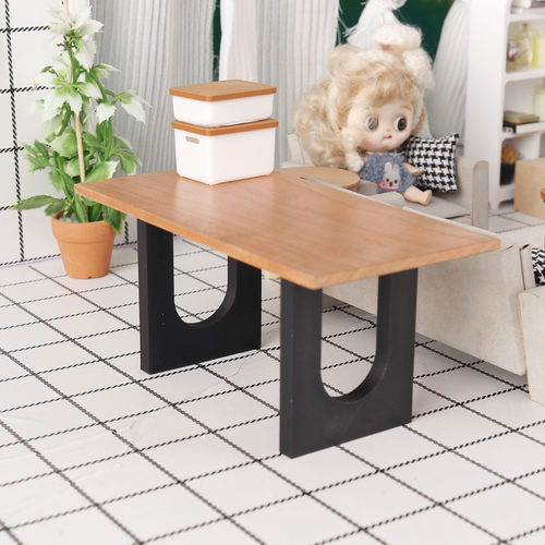 娃屋迷你桌子木质家具