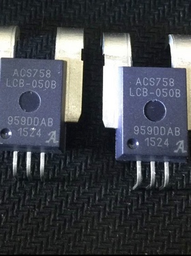 ACS758 ACS758LCB-050B-PFF-T ACS770LCB-50 50A霍尔传感器 拆机