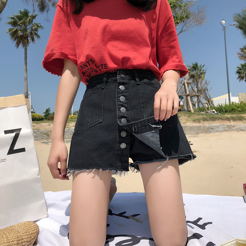 Ïļ¾º«°æchic´óÂëÅÖmm¿íËÉÏÔÊݰëÉíȹٰüÍθßÑüÅ£×Ðȹ¿ãA×Ö¶Ì¿ã