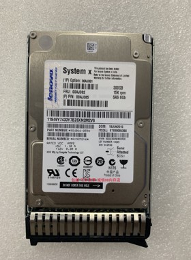 适用于联想00AJ081 00AJ082服务器300G 15K硬盘x3850X6 x3650M5