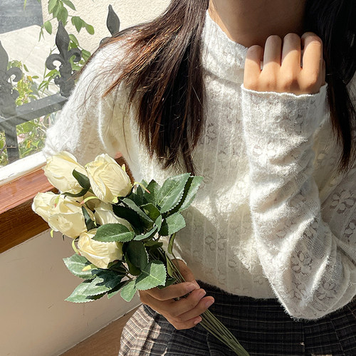 Punkhoo温柔洋气软糯打底衫