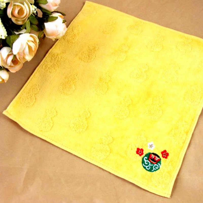 郑老大出口日单纯棉外贸超美主人大爱小手绢方巾吸水方巾