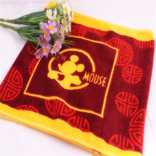 郑老大纯棉外贸出口日单米奇剪绒毛巾