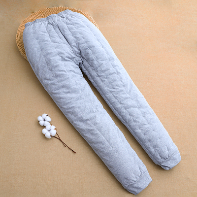 居家内穿高腰宽松手工成人棉裤