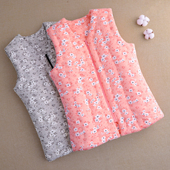 棉花加厚修身 棉背心女士保暖拉链坎肩纯手工棉花马甲冬季 成人内胆