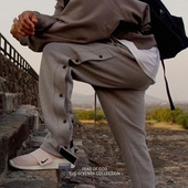 正确版 男 魔术贴排扣AIR运动休闲长裤 FOG联名款 长裤