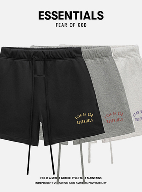 FOG ESSENTIALS美式小众高街重磅24FALL潮牌夏季宽松纯棉短裤男