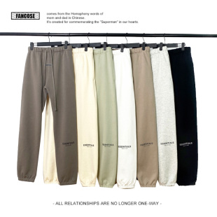 子FOG高街束脚休闲宽松运动卫裤 正确版 GOD男女复线长裤 本FEAR