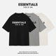 T恤男宽松25SS半袖 FOG复线ESSENTIALS前后LOGO圆领美式 夏短袖 TEE