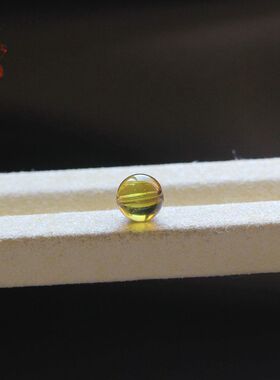 天然碧玺茶黄碧圆珠隔珠