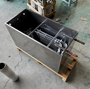 1.2实厚 SUS304 不锈钢水箱蒸发器盘管304方形盘管冷却器换热器水