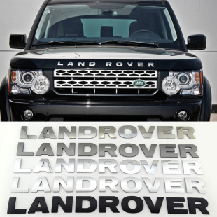 路虎车标 路虎发现四三车标LANDROVER机头盖字母标发现神行者车标