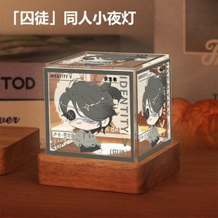 第五人格周边囚徒调酒师舞女画家空军同人小夜灯桌面摆件生日礼物