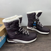 30°防滑防水棉鞋 冬季 外贸单捡漏女户外高帮外雪地靴加绒保暖抗