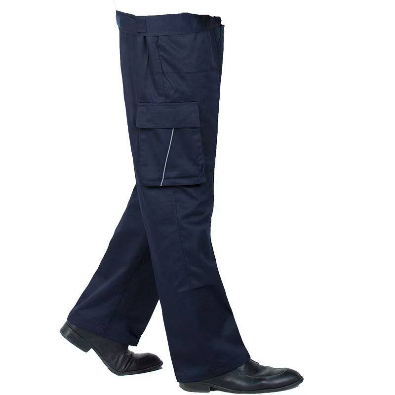 春夏秋冬款四兜工作服裤子男女款加厚耐磨汽修车间工厂工地劳保裤