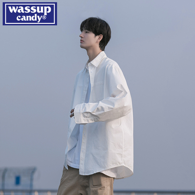 长袖衬衫wassupcandy潮流